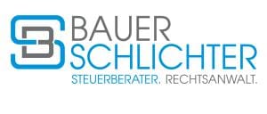 Firmenlogo: BAUER + SCHLICHTER Steuerberater, Rechtsanwalt PartG mbB