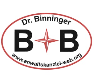 Firmenlogo: Anwaltskanzlei Dr. Binninger